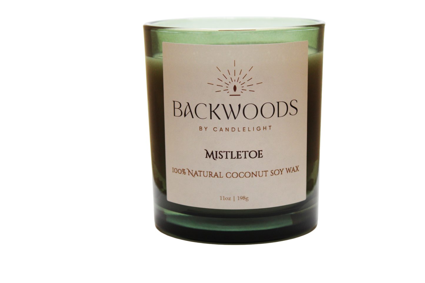 Mistletoe Wooden Wick Candle - Seasonal Scent