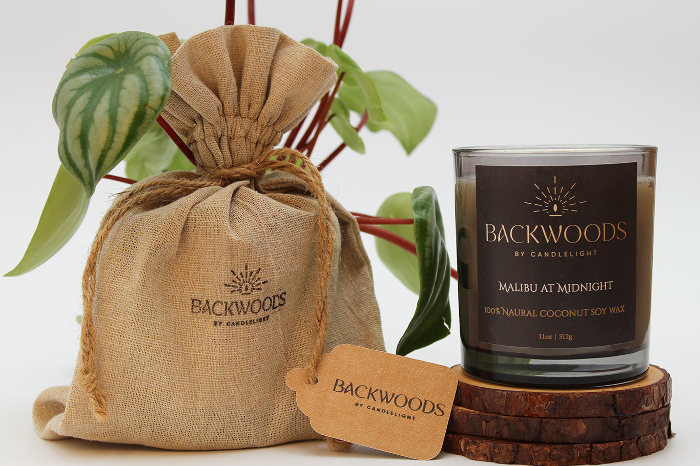 Malibu at Midnight Wooden Wick Candle - Seasonal Scent