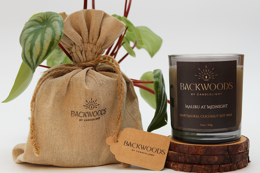 Malibu at Midnight Wooden Wick Candle - Seasonal Scent