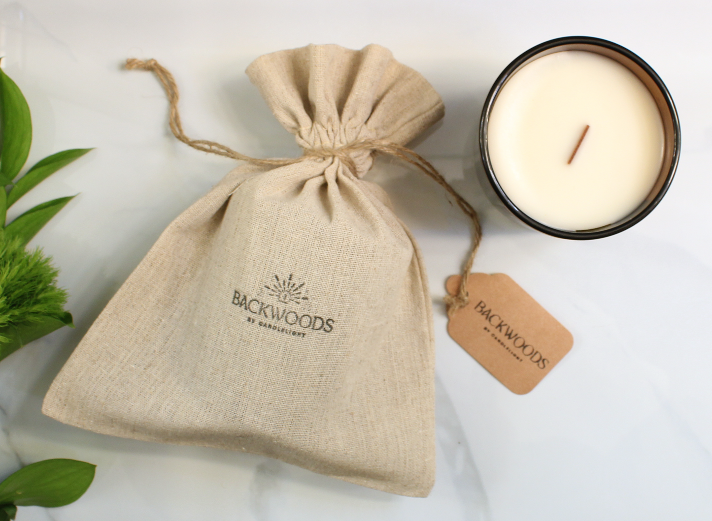 Backwoods By Candlelight  All Natural Wooden Wick Candle