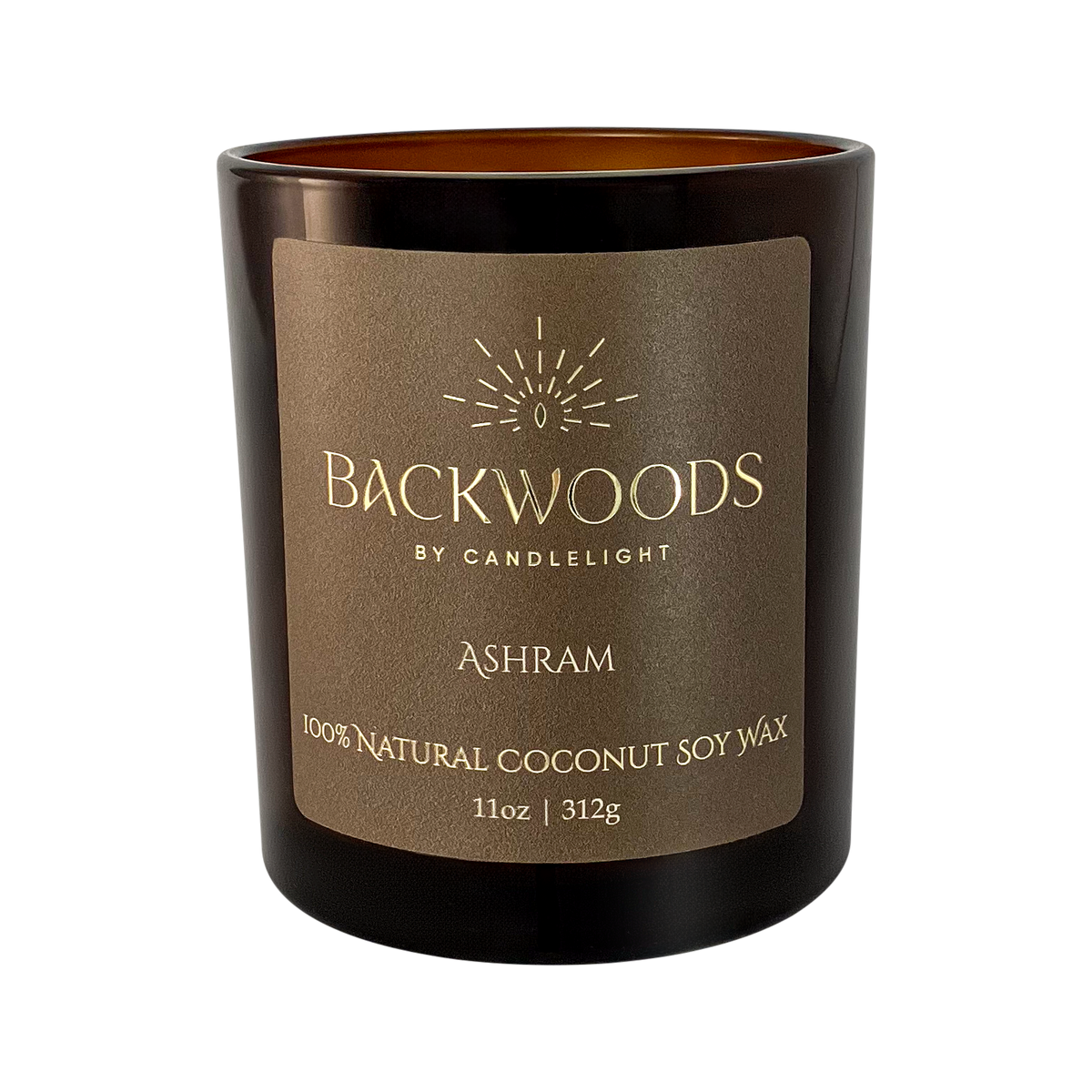 Ashram All Natural Wooden Wick Candle