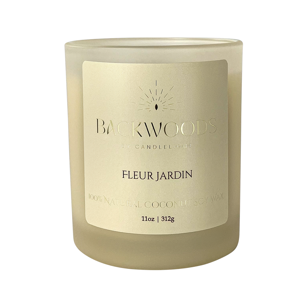 Fleur Jardin All Natural Wooden Wick Candle