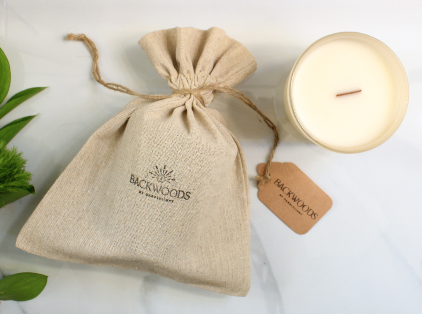 Fleur Jardin All Natural Wooden Wick Candle