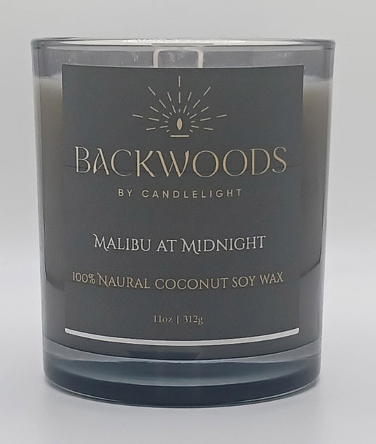 Malibu at Midnight Wooden Wick Candle - Seasonal Scent