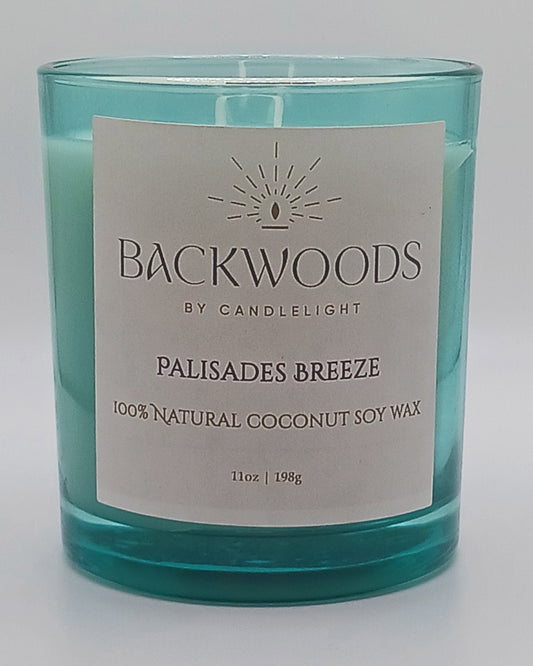 Palisades Breeze Wooden Wick Candle - Seasonal Scent